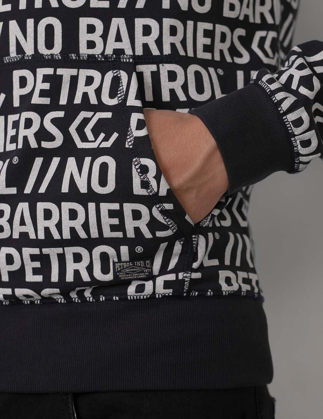 Sudadera con capucha Petrol Industries Print - Bicos de Fío