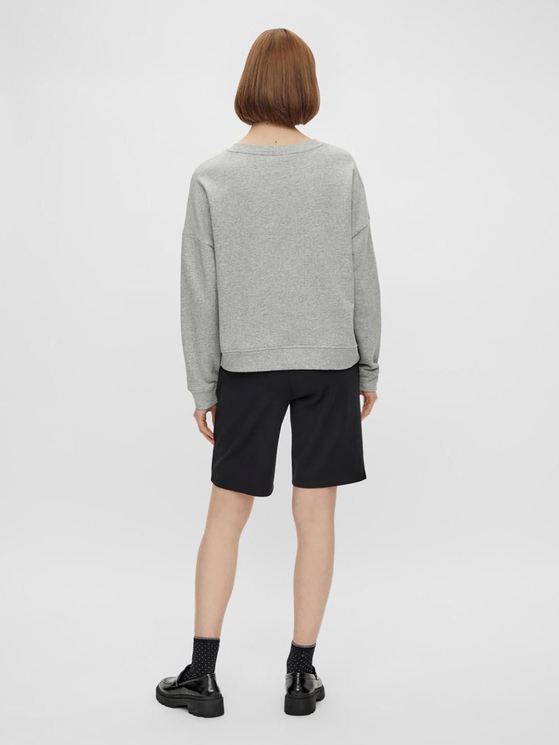 Sudadera Pieces PCChilli Summer LGM Gris - Bicos de Fío