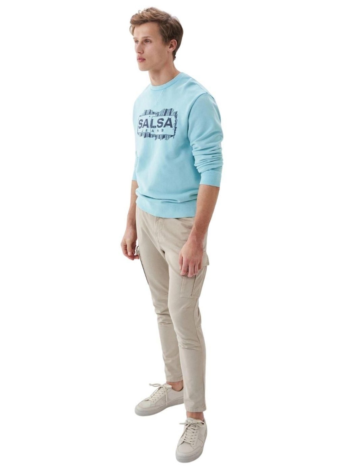 Sudadera Salsa Jeans Branding Azul - Bicos de Fío
