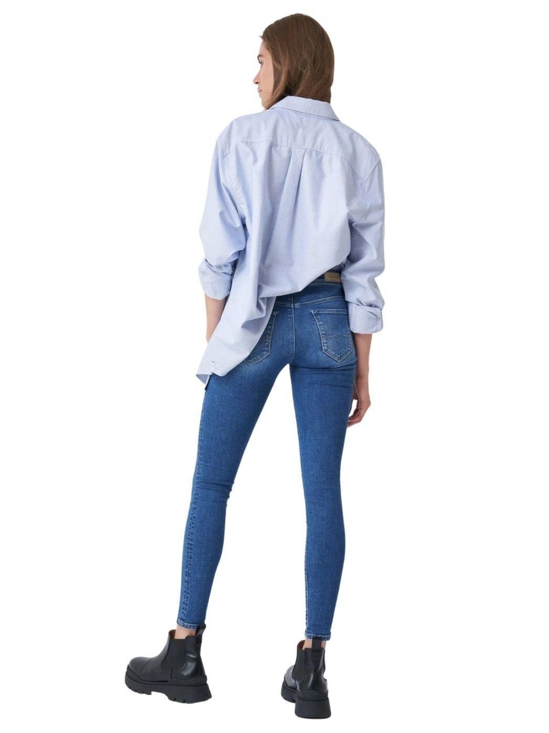 Vaqueros con rotos Salsa Jeans Colette Skinny Azul - Bicos de Fío
