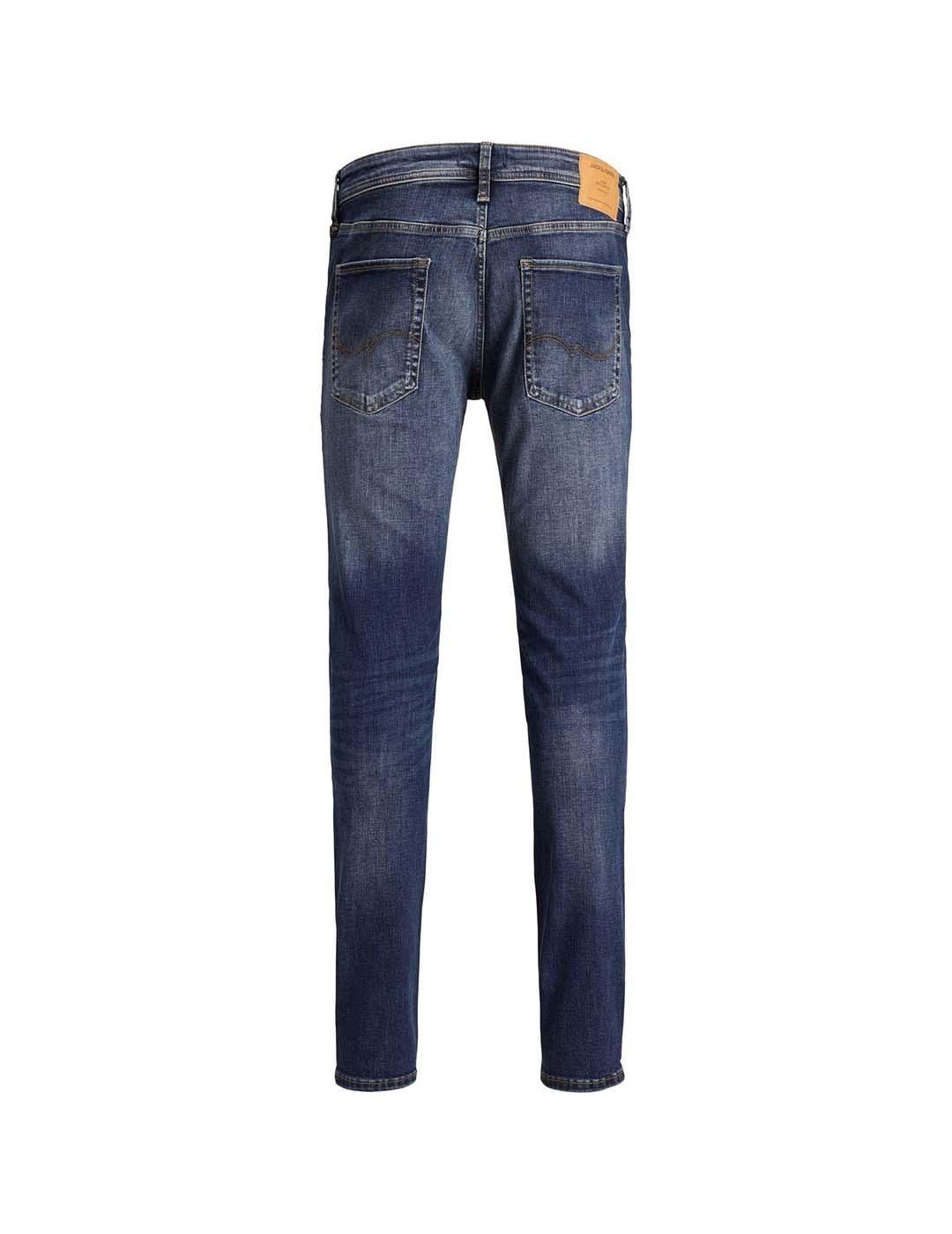 Vaqueros Jack and Jones Liam Skinny AGI005 Azul - Bicos de Fío