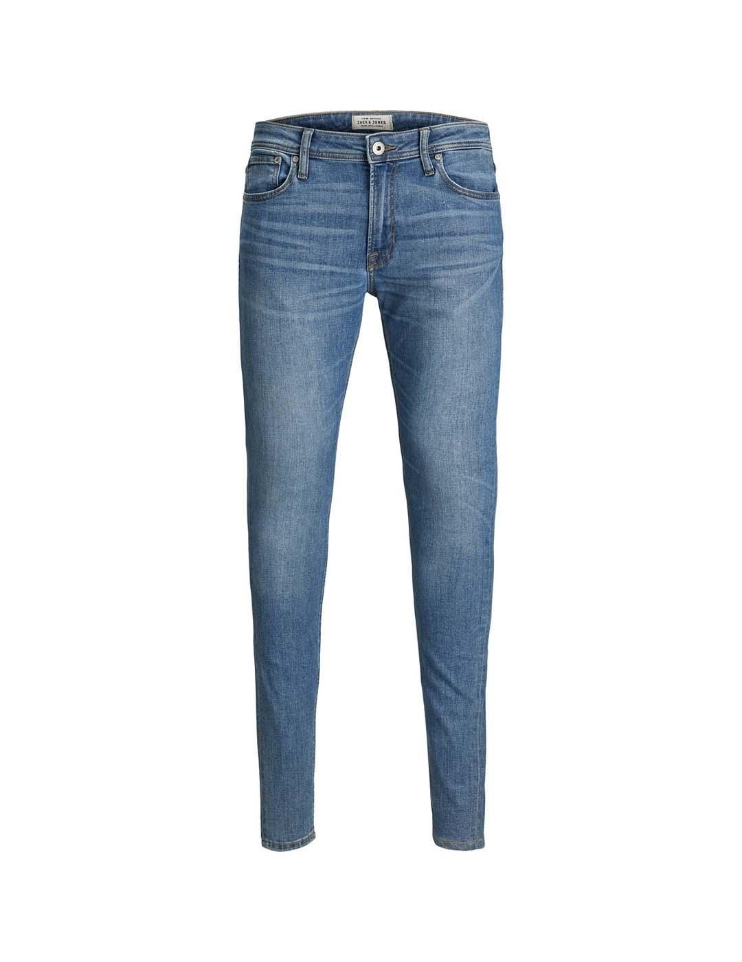 Vaqueros Jack and Jones Tom Skinny AM 815 Azul - Bicos de Fío