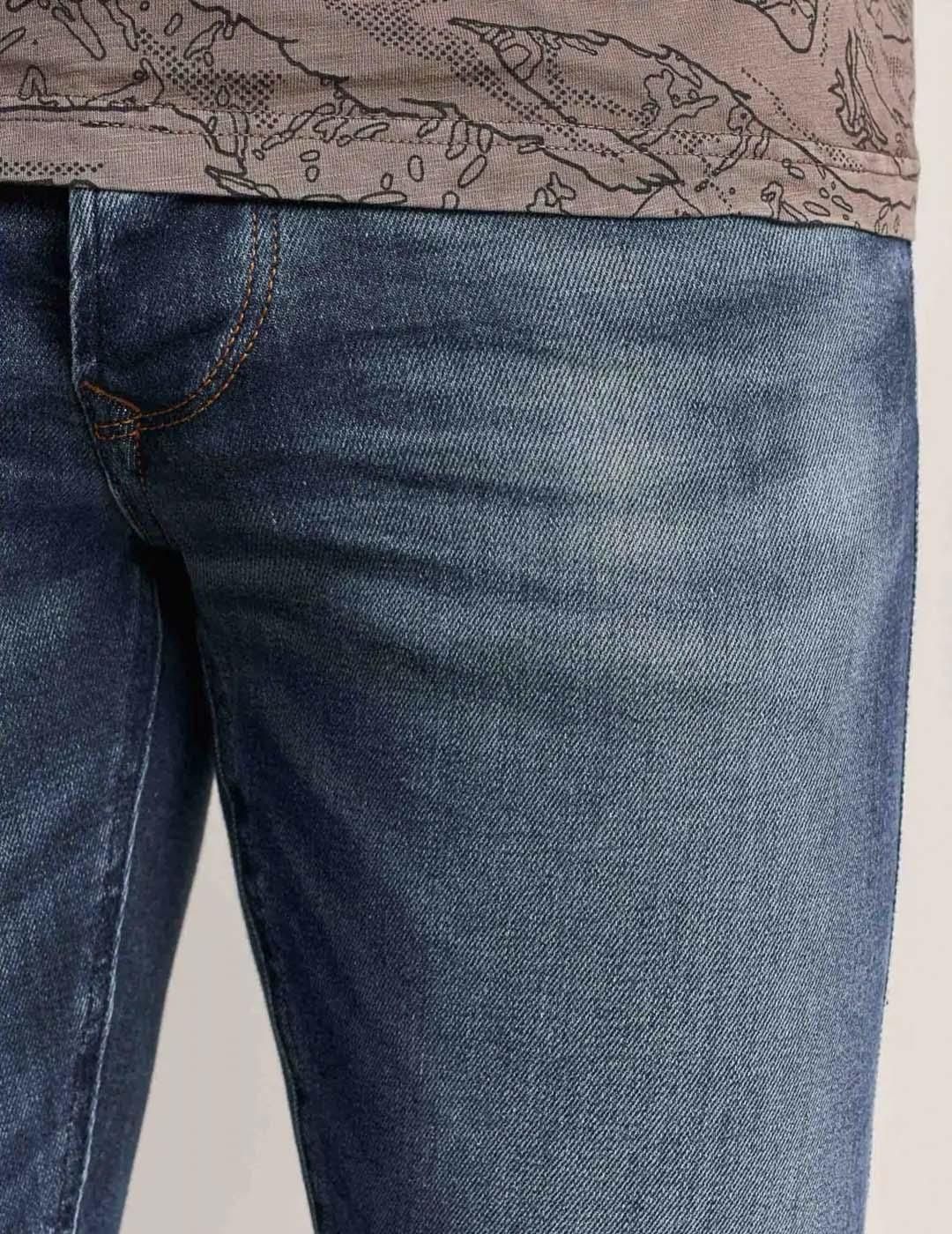 Vaqueros Salsa Jeans Skinny Clash Greencast - Bicos de Fío