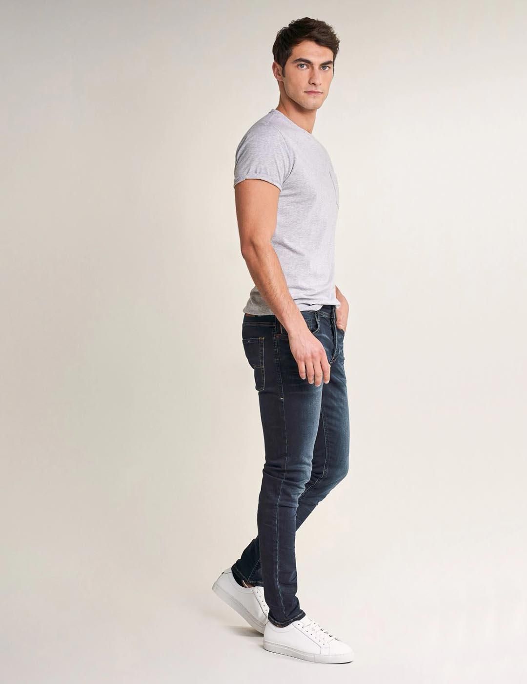 Vaqueros Salsa Jeans Skinny Clash Jogger Azul - Bicos de Fío