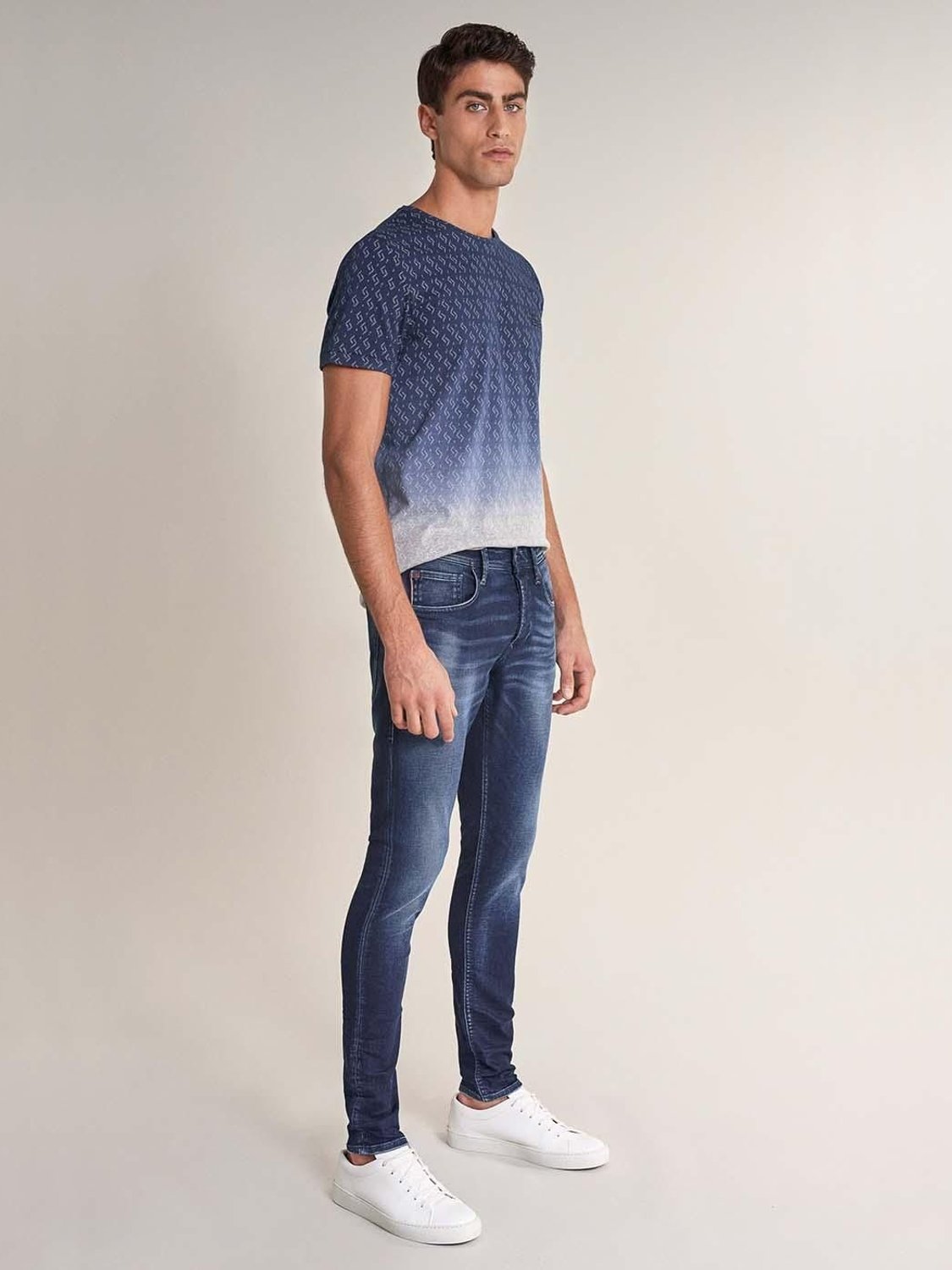 Vaqueros Salsa Jeans Skinny Clash Ready To Go Azul - Bicos de Fío