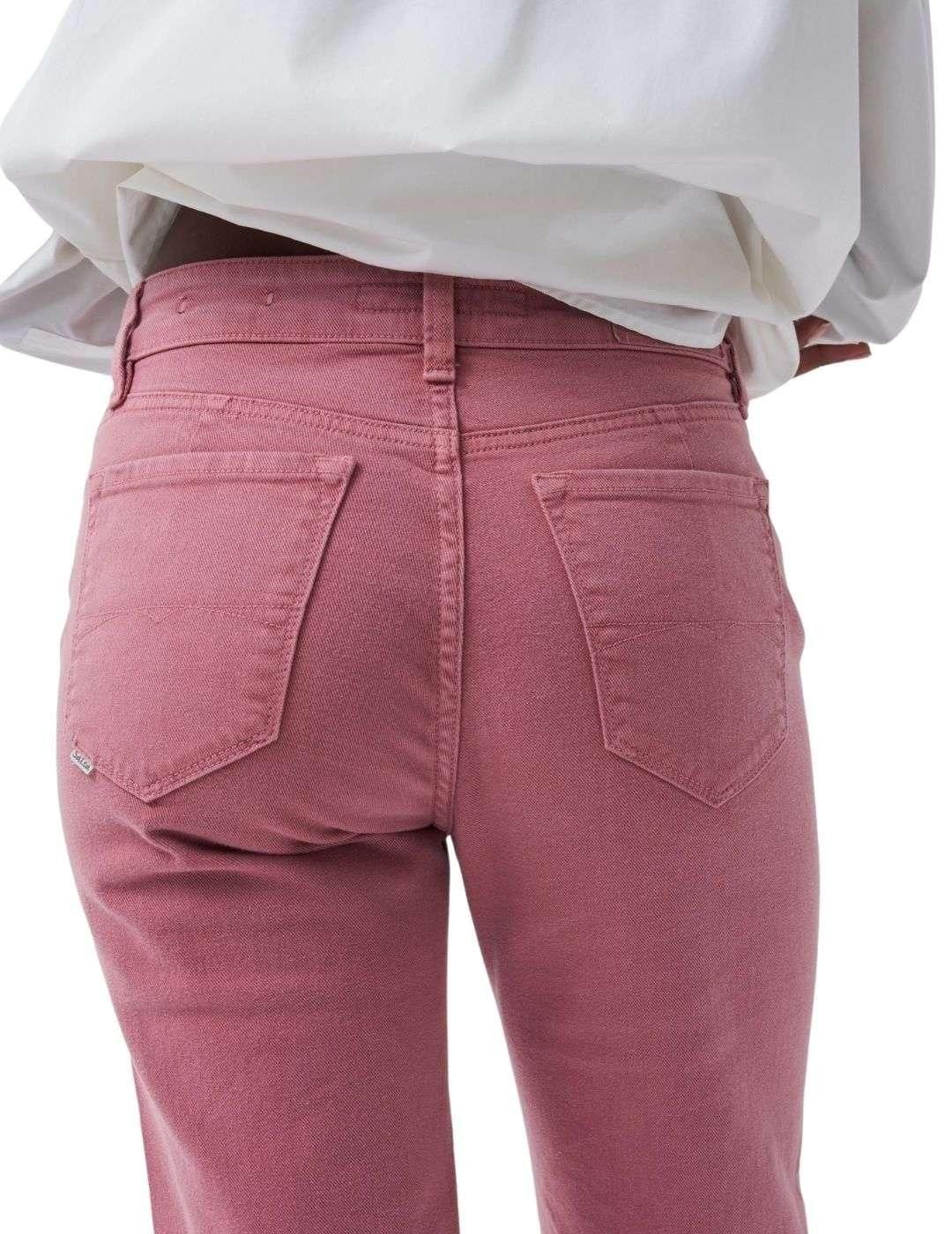 Vaqueros Salsa Jeans True Cropped Slim Rosa - Bicos de Fío