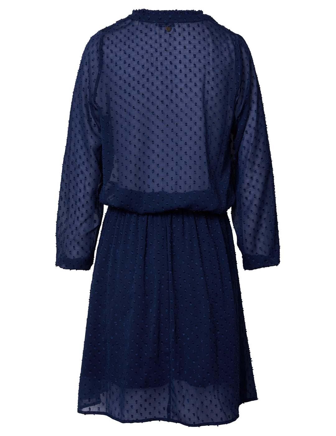 Vestido PETROL Mesh Polka - Bicos de Fío