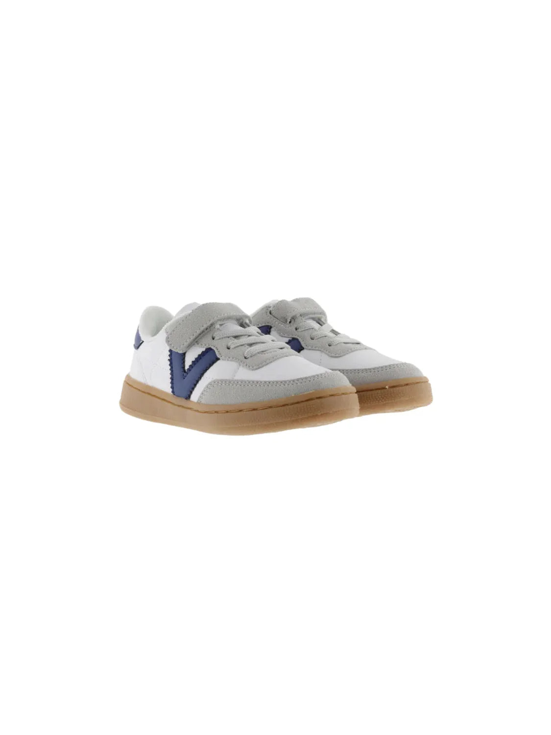Zapatilla Victoria Oslo Blanco-Azul | Bicos de Fío