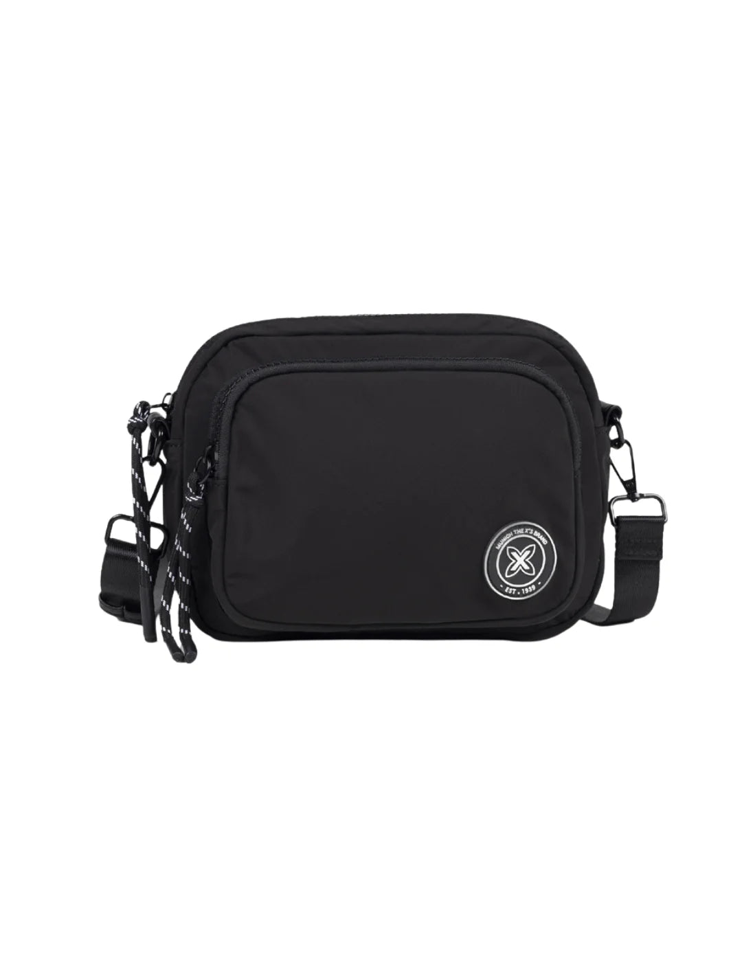 Bolso Bandolera Munich Shallow Negro | Bicos de Fío