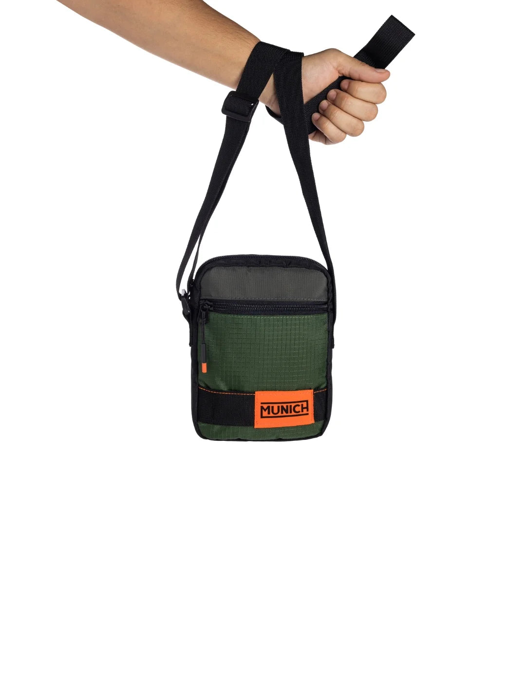Bandolera Unisex Munich Kick Crossbody Verde | Bicos de Fío