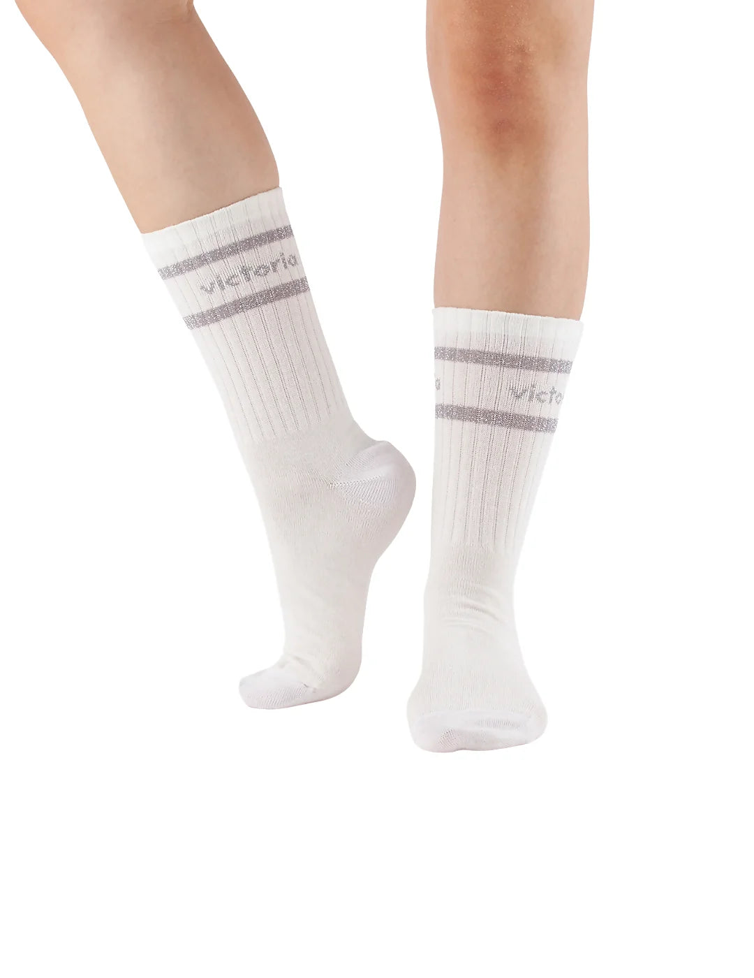 Calcetines Mujer Victoria Plata-Nude | Bicos de Fío