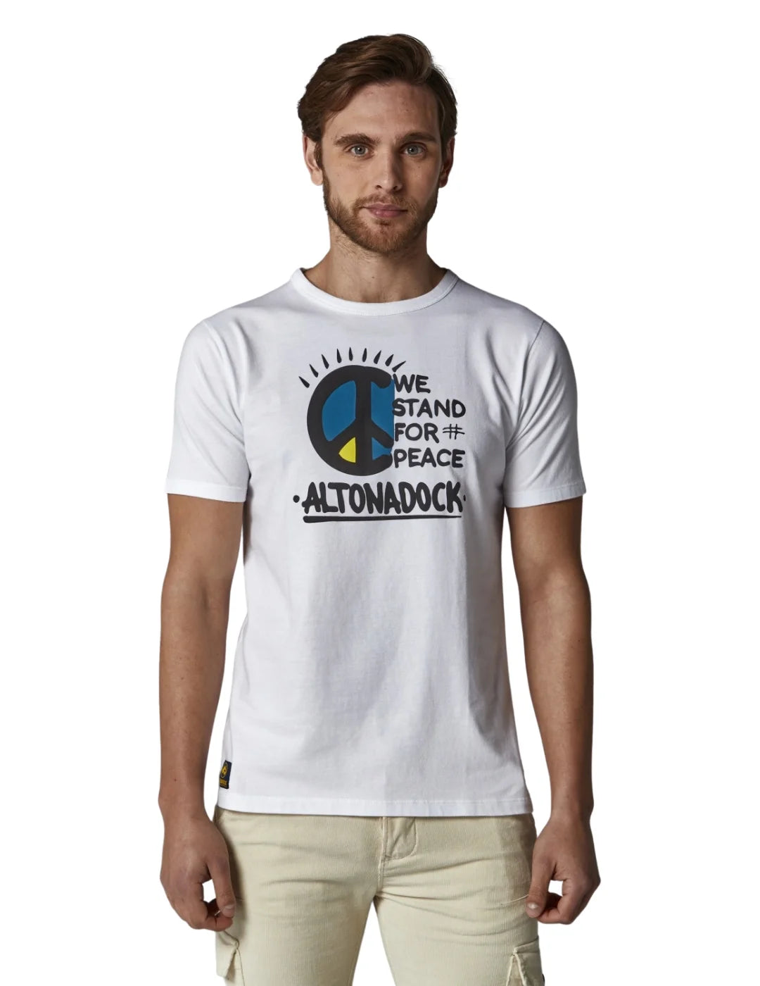Camiseta Altonadock Peace Blanco | Bicos de Fío