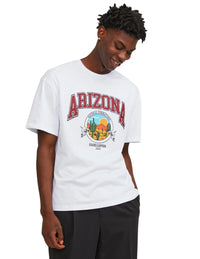 Camiseta Jack And Jones Arizona Blanco | Bicos de Fío