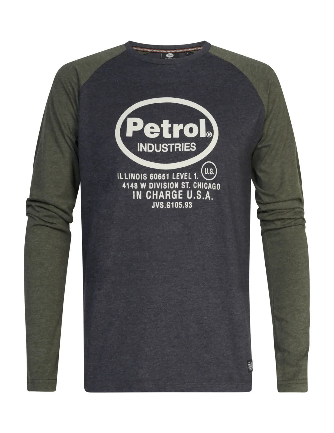 Camiseta Manga Larga Petrol Ind. Negro | Bicos de Fío