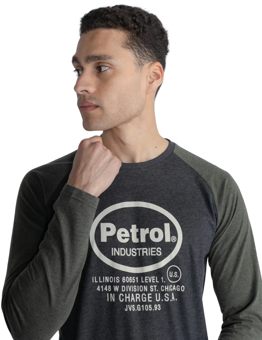 Camiseta Manga Larga Petrol Ind. Negro | Bicos de Fío