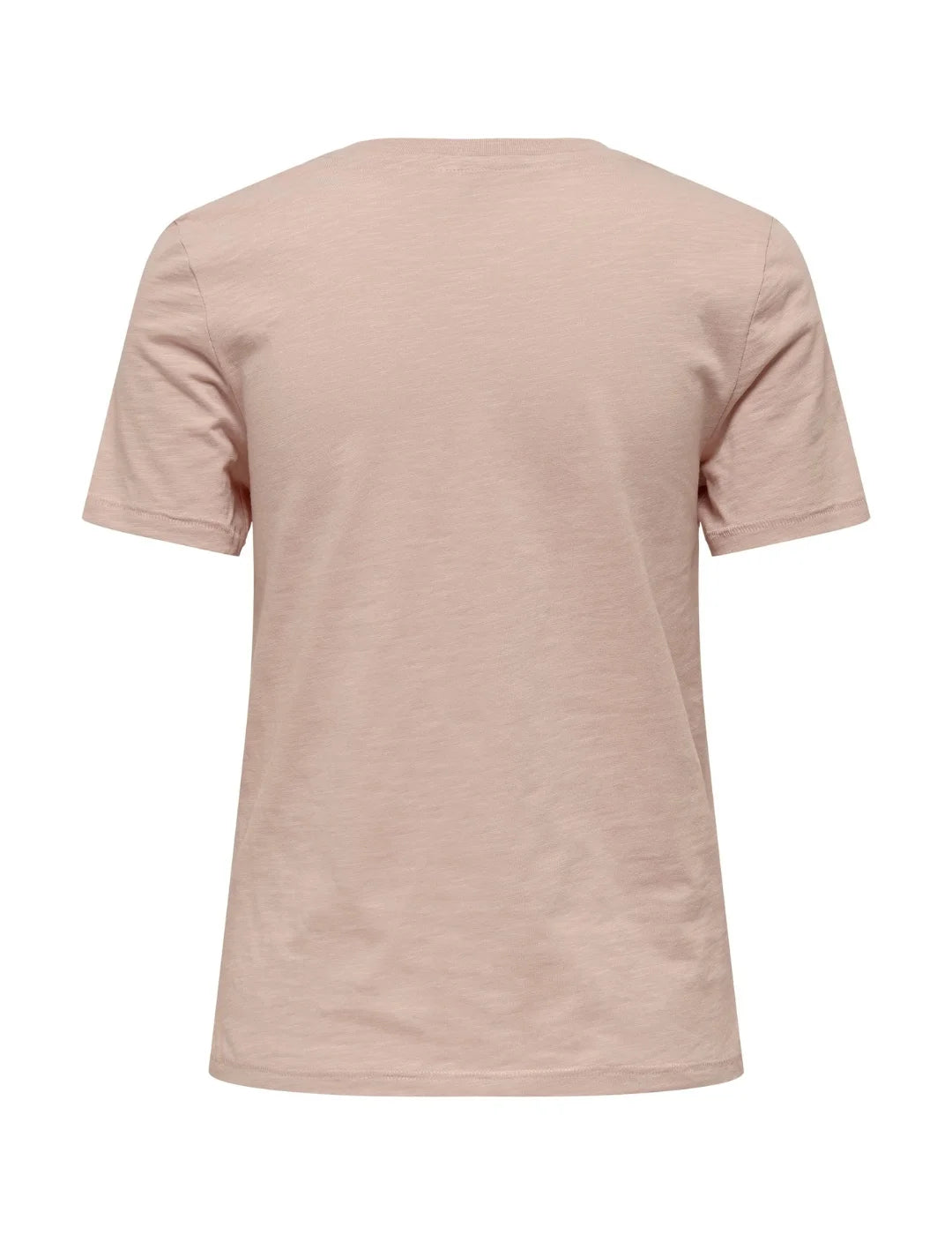 Camiseta rosa de manga corta Only Philine | Bicos de Fío