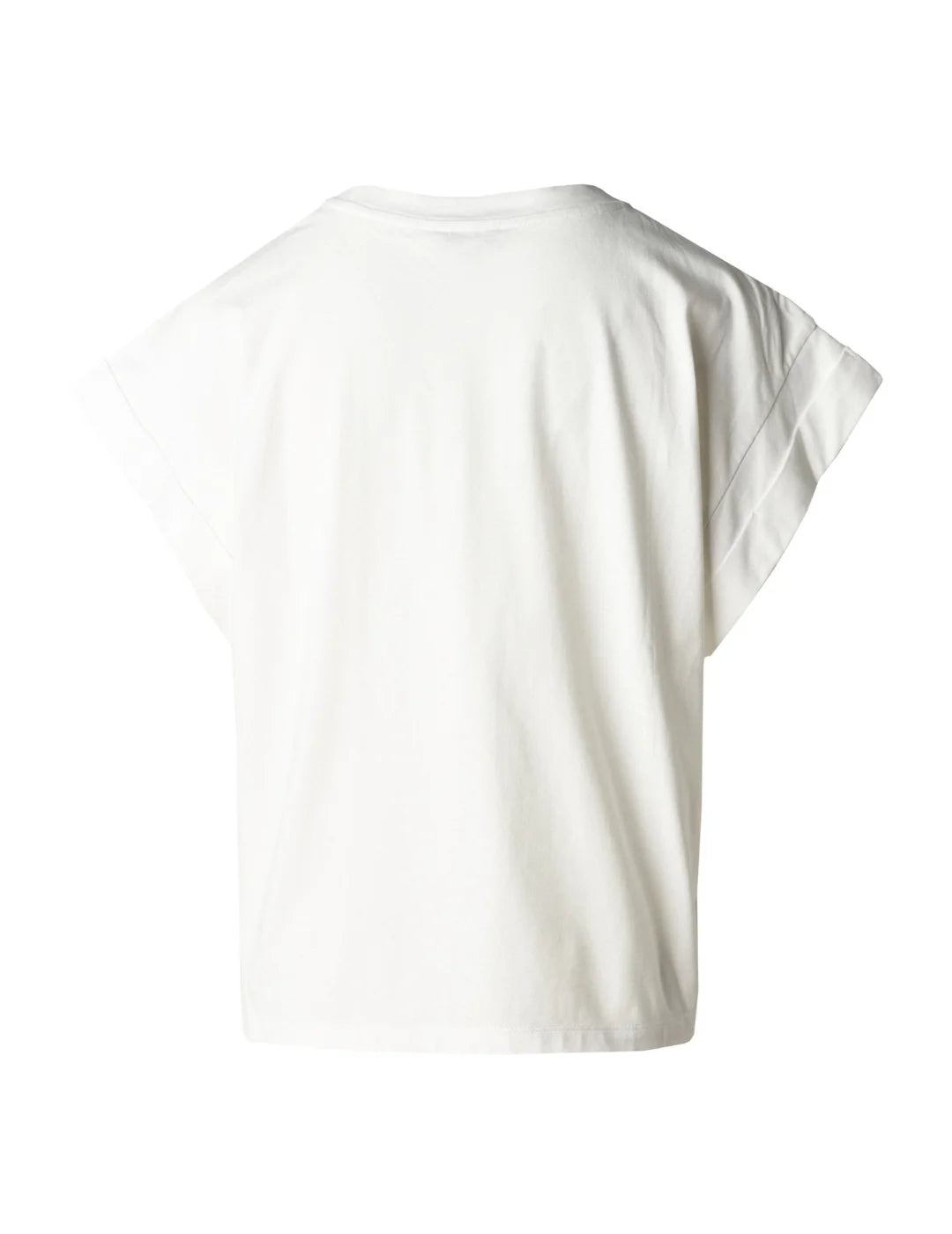 Camiseta Blanca Salsa Manga Ancha Logo | Bicos de Fío