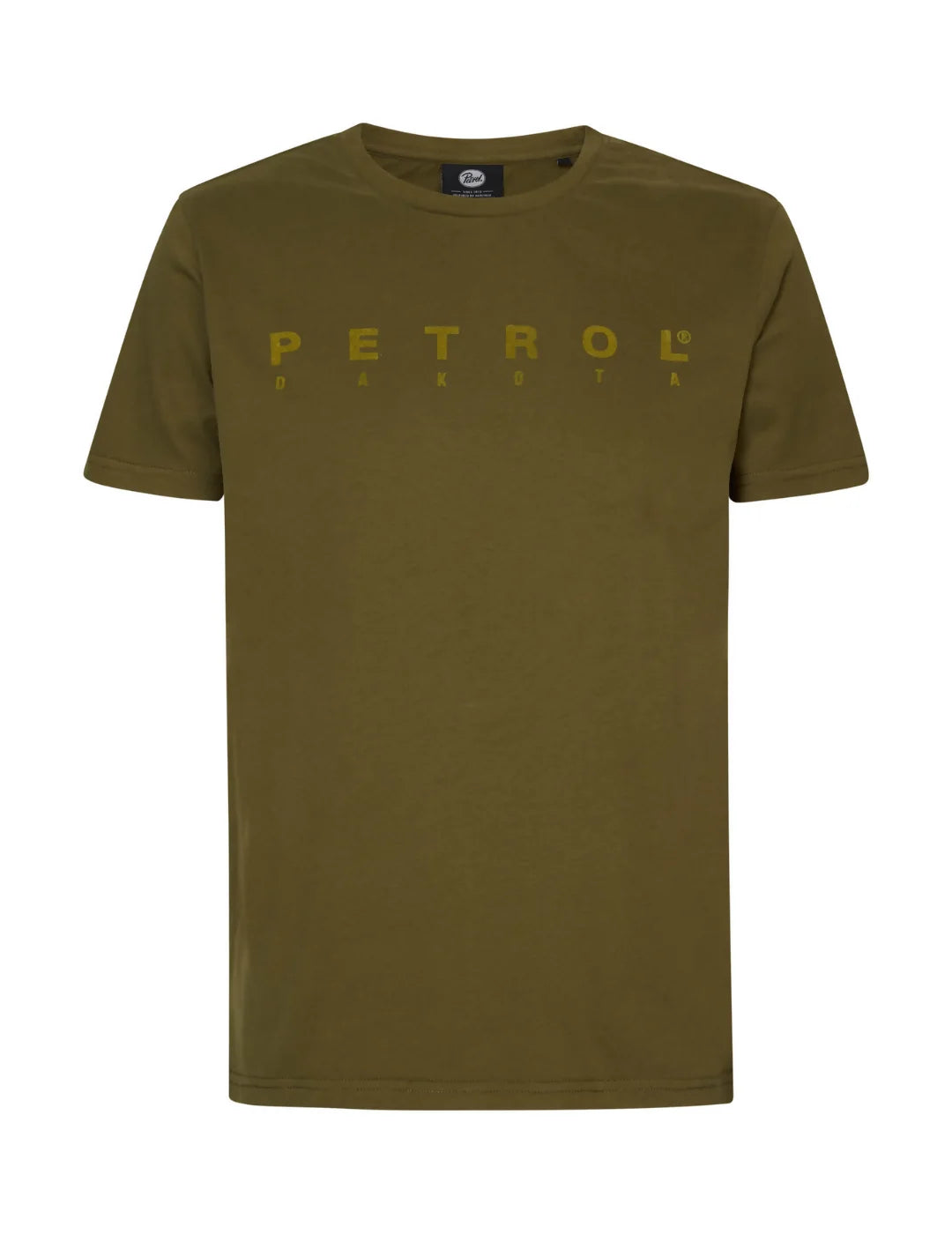 Camiseta Verde Manga Corta Petrol Industries | Bicos de Fío