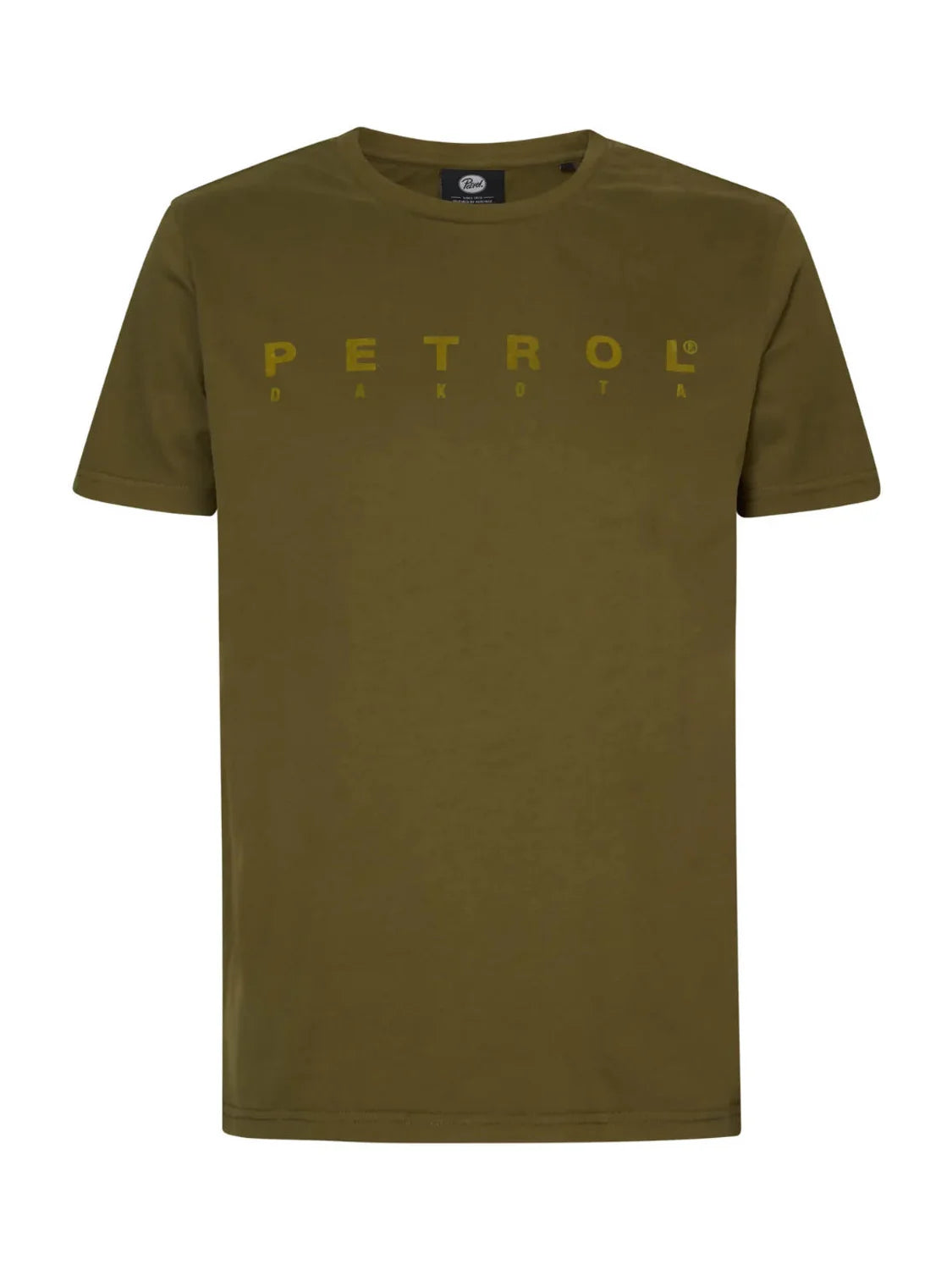 Camiseta Verde Manga Corta Petrol Industries | Bicos de Fío