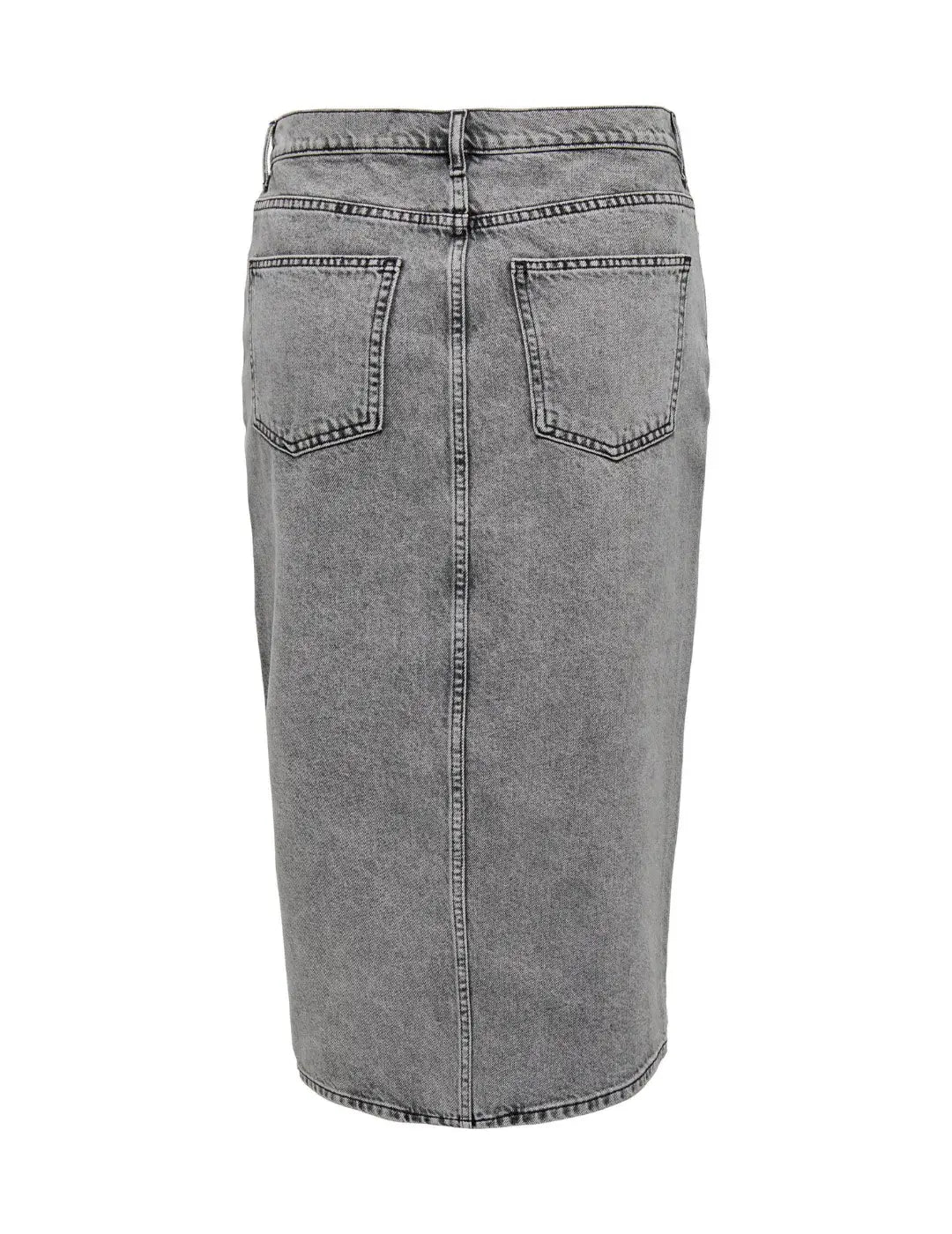 Falda Vaquera Midi Only Onlgry Gris | Bicos de Fío