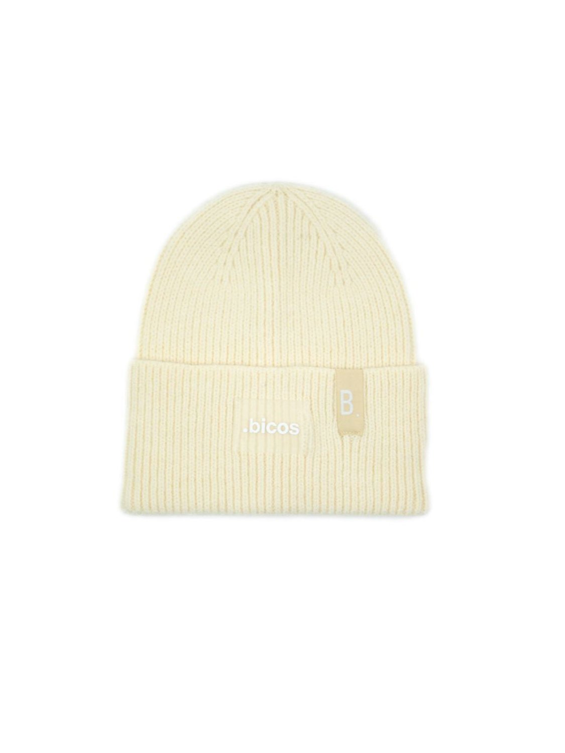 Gorro Mujer Parche BdeF Bicos Beige | Bicos de Fío