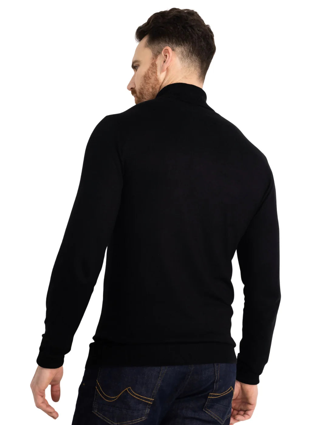 Jersey Cuello Alto Petrol Industries Negro | Bicos de Fío