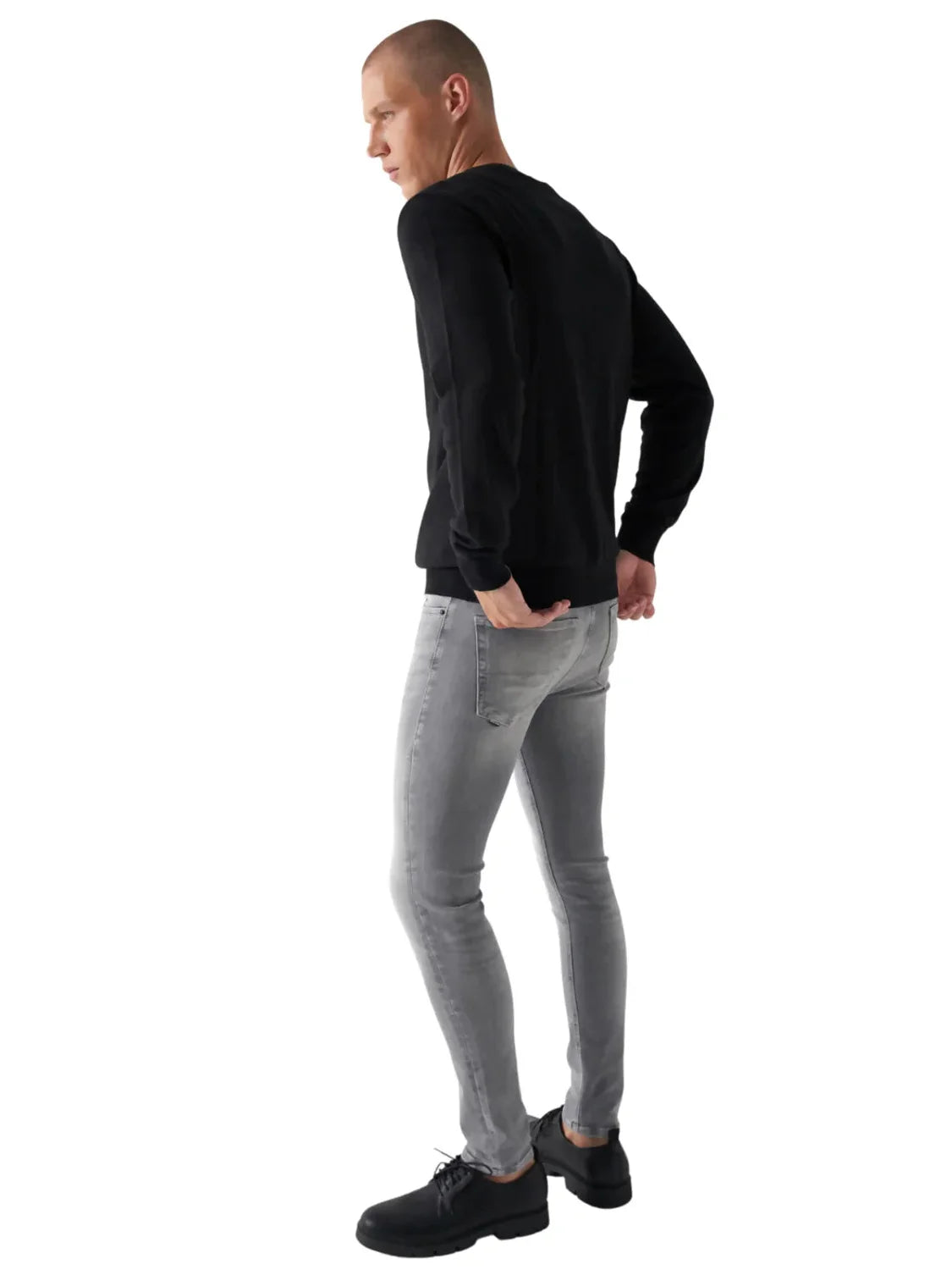 Jersey Punto Cachemir Salsa Negro | Bicos de Fío