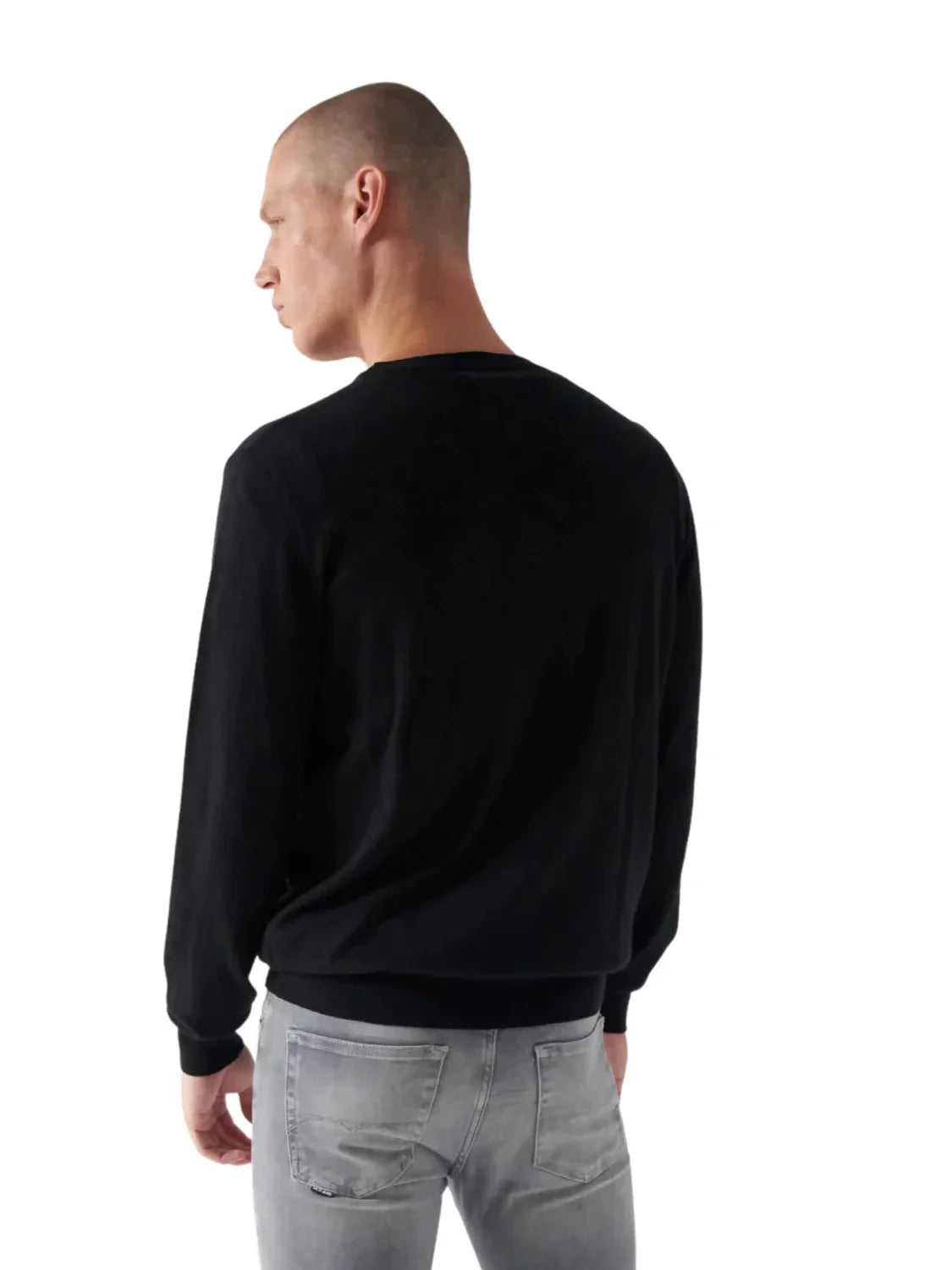 Jersey Punto Cachemir Salsa Negro | Bicos de Fío