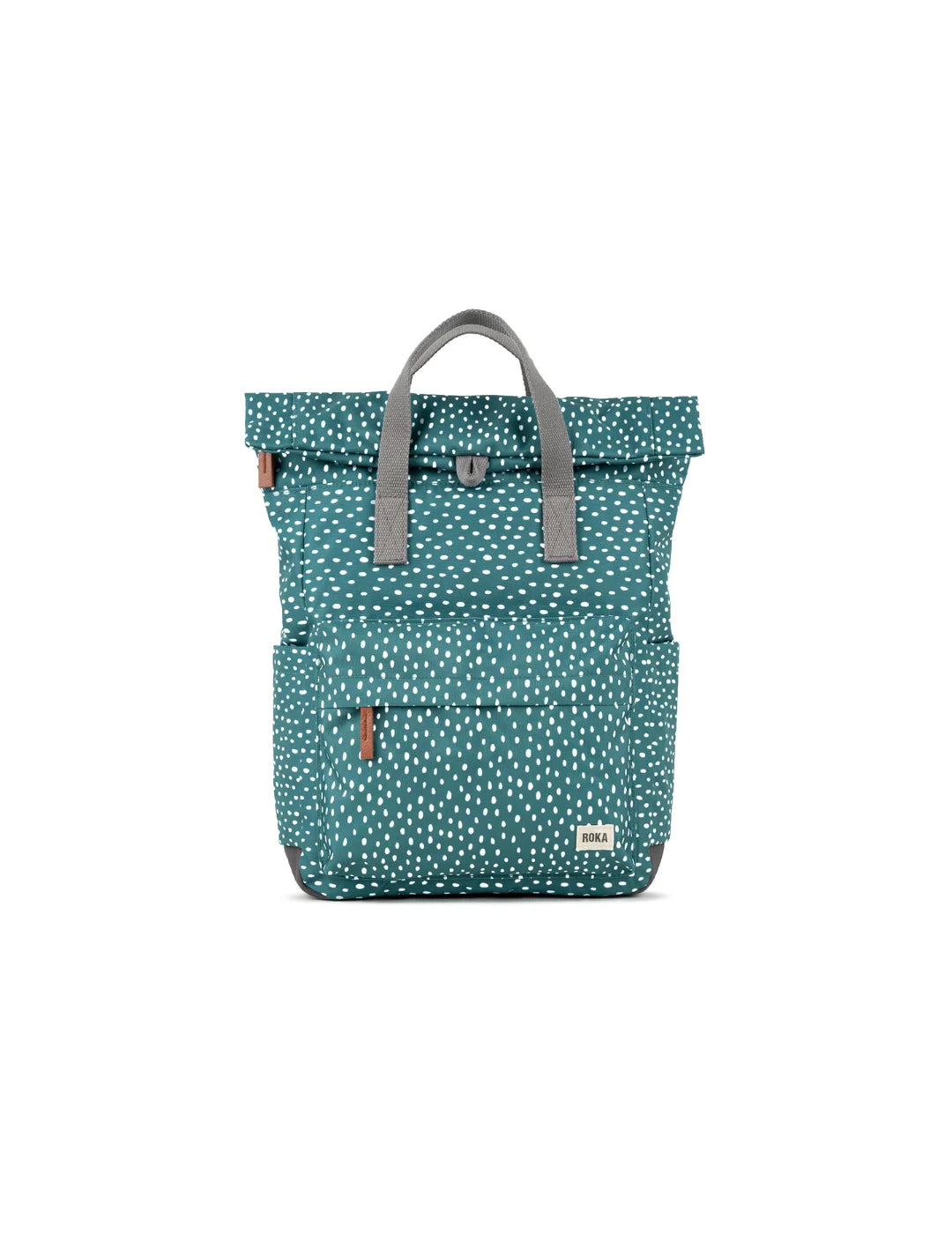 Mochila Roka Canfield B Medium Print Drizzle Sage | Bicos de Fío