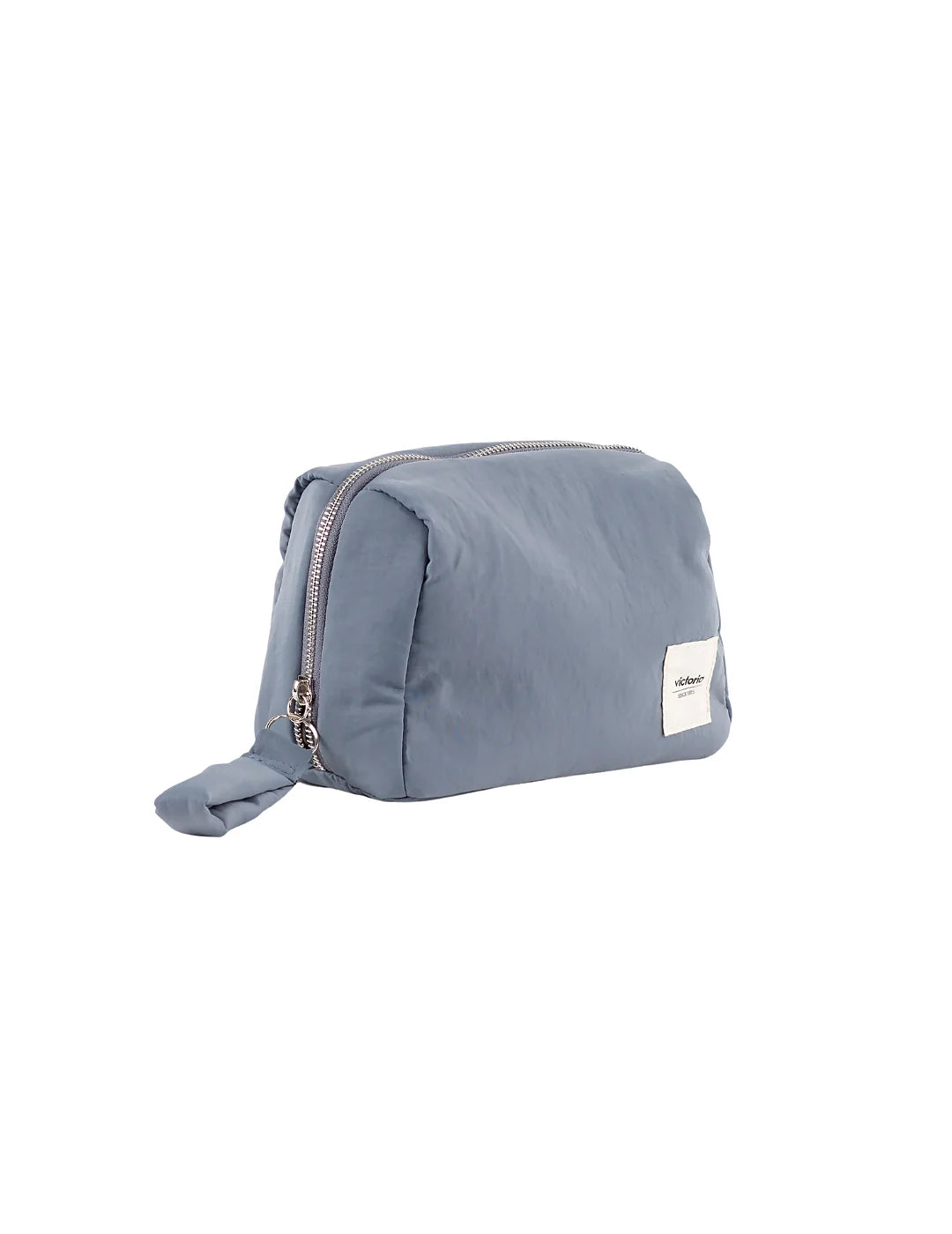 Neceser Nylon Acolchado Victoria Azul | Bicos de Fío