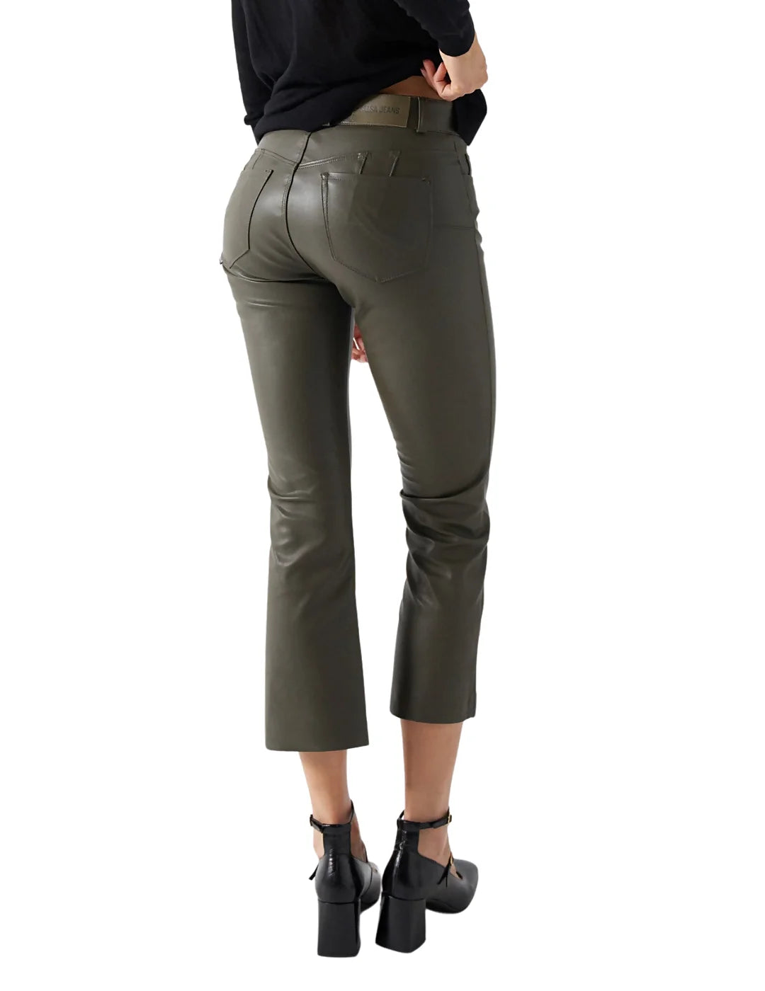 Pantalón Salsa Destiny Crop Flare Verde | Bicos de Fío