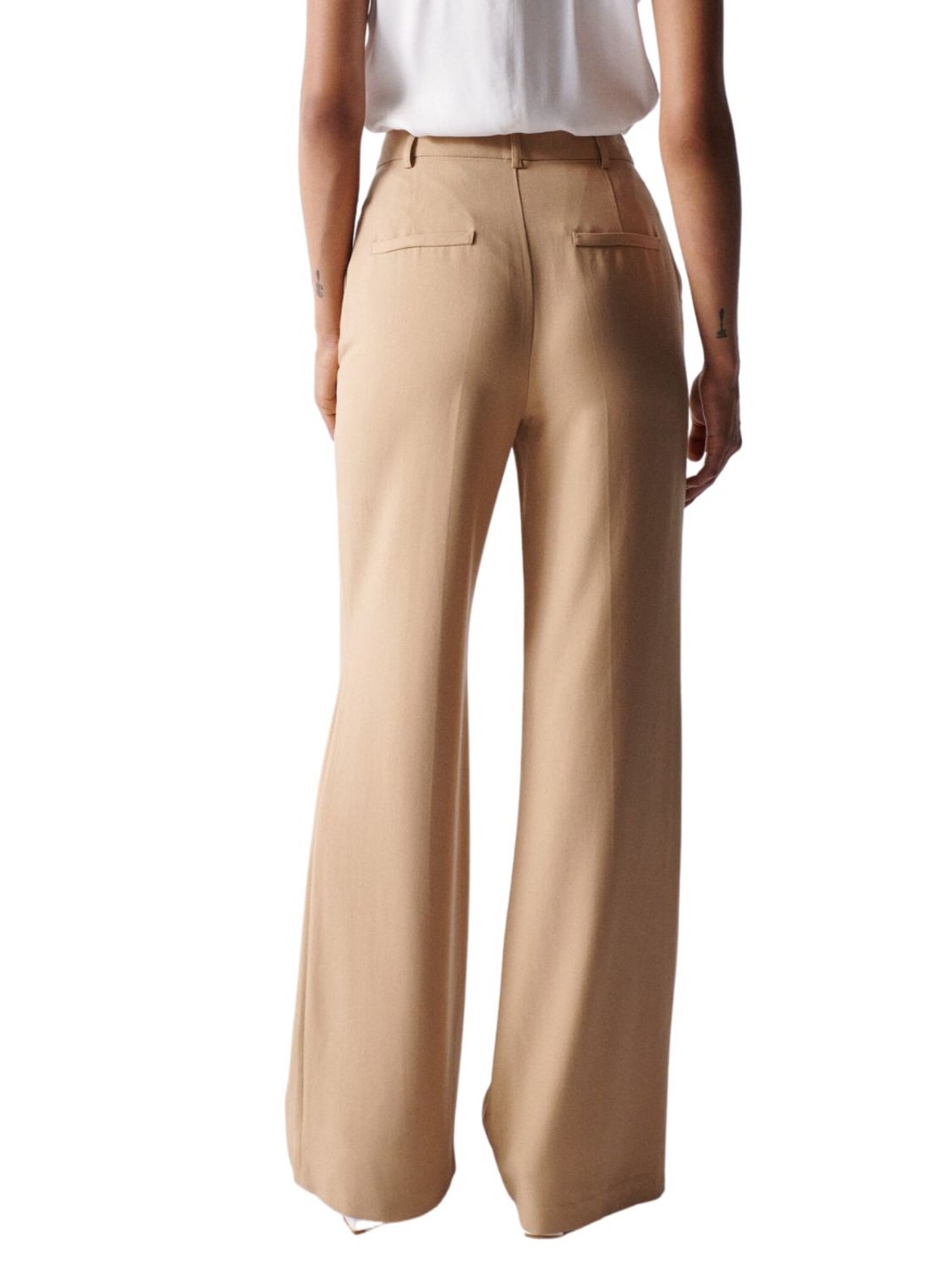 Pantalón Salsa High Rise Marrón | Bicos de Fío