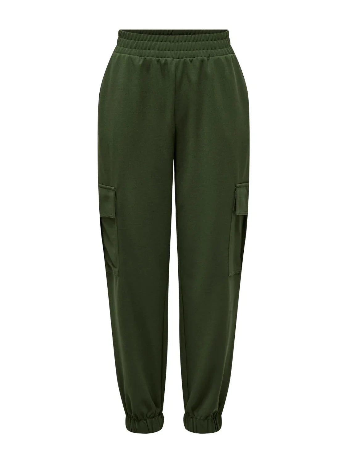 Pantalón Cargo Con Puño Verde Only Onlsania | Bicos de Fío