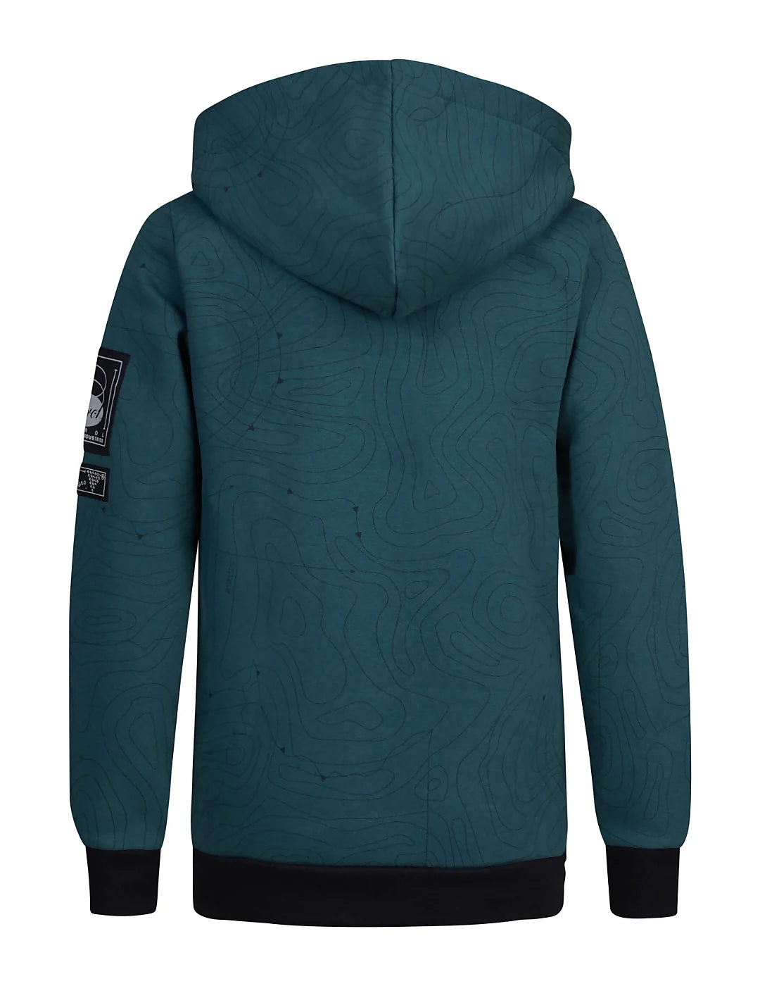 Sudadera Capucha Media Cremallera Petrol Industries Azul
