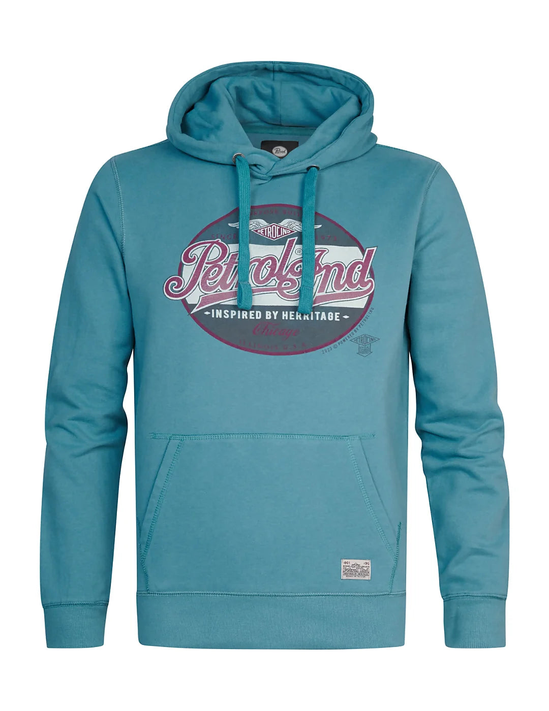 Sudadera Capucha Petrol Industries Ashland Azul | Bicos de Fío