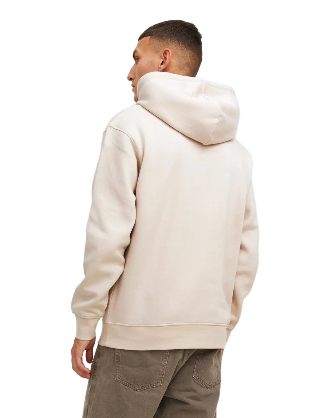 Sudadera beige con capucha Jack and Jones | Bicos de Fío