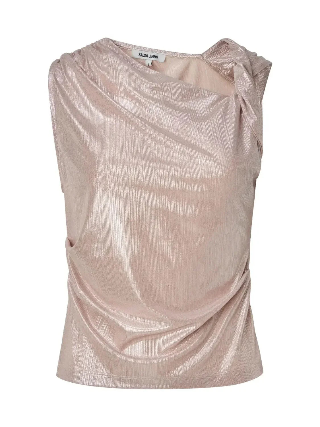 Top Brillante Salsa Beige | Bicos de Fío