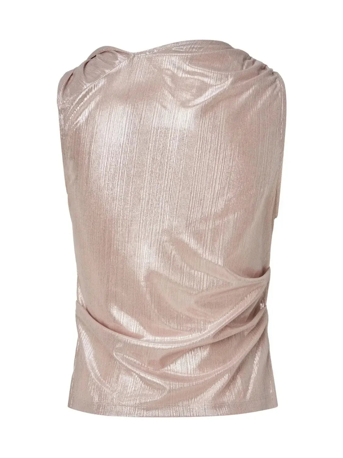 Top Brillante Salsa Beige | Bicos de Fío