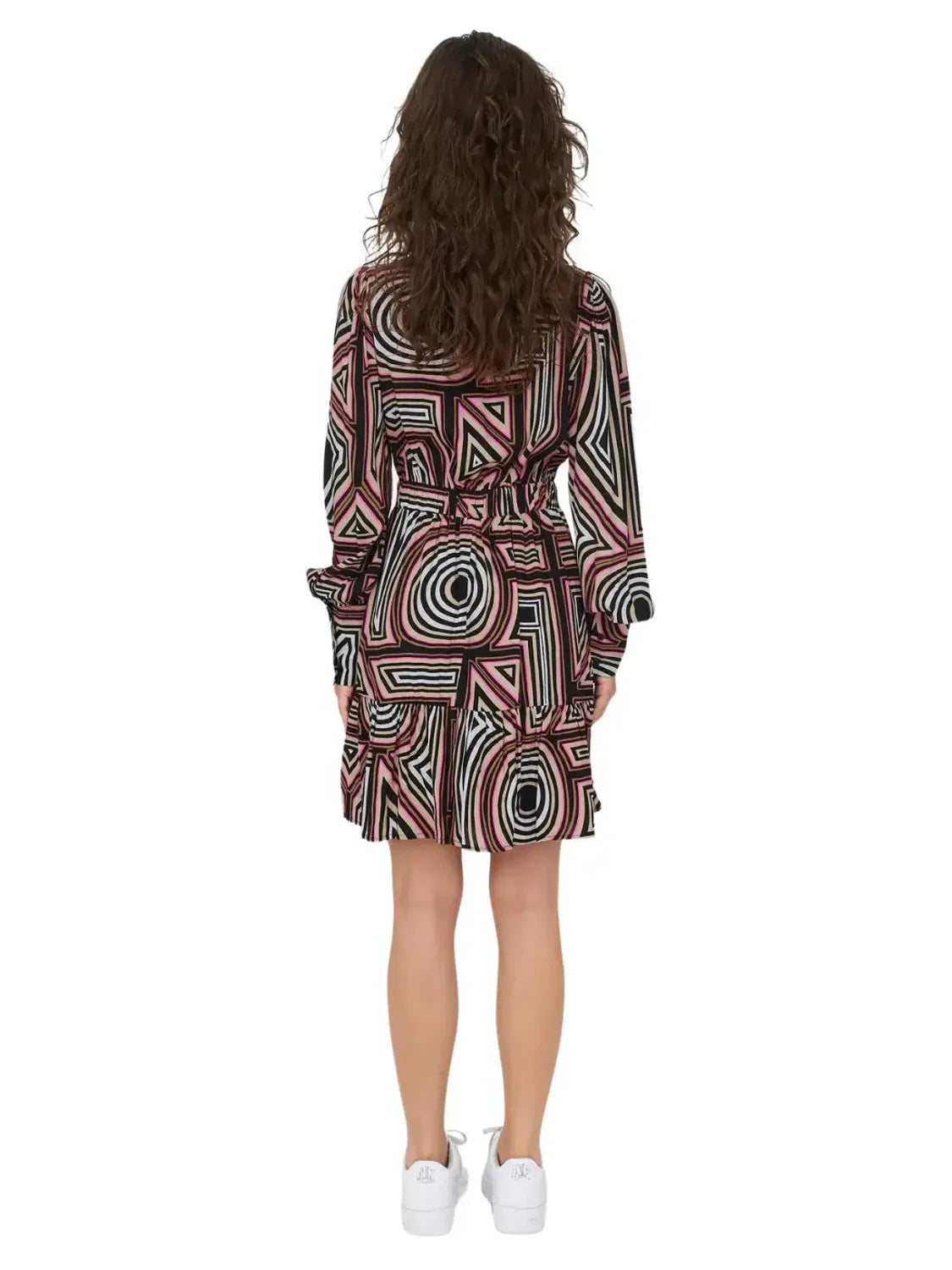 Vestido Cuello Barco Only Onlmendes Negro | Bicos de Fío