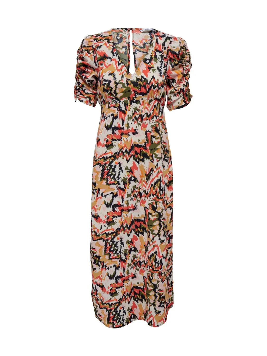 Vestido Largo Estampado Only | Bicos de Fío