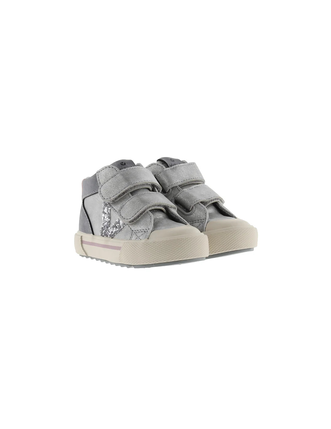 Zapatilla Niño Victoria Tribu Glitter Plata | Bicos de Fío