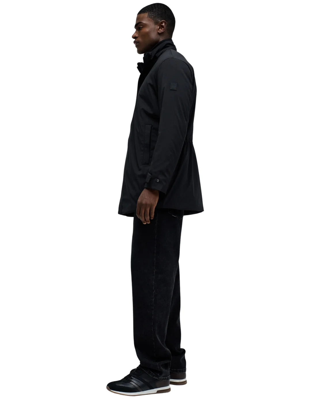 Parka Impermeable Salsa Jeans Negro | Bicos de Fío