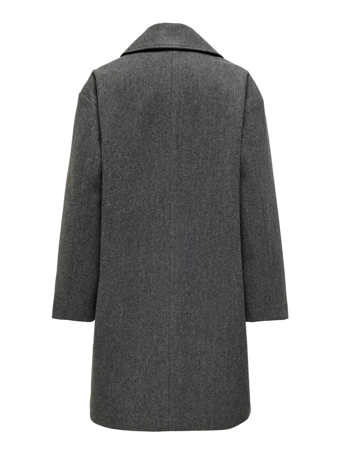 Abrigo Paño Oversize ONLY Blake Gris | Bicos de Fío