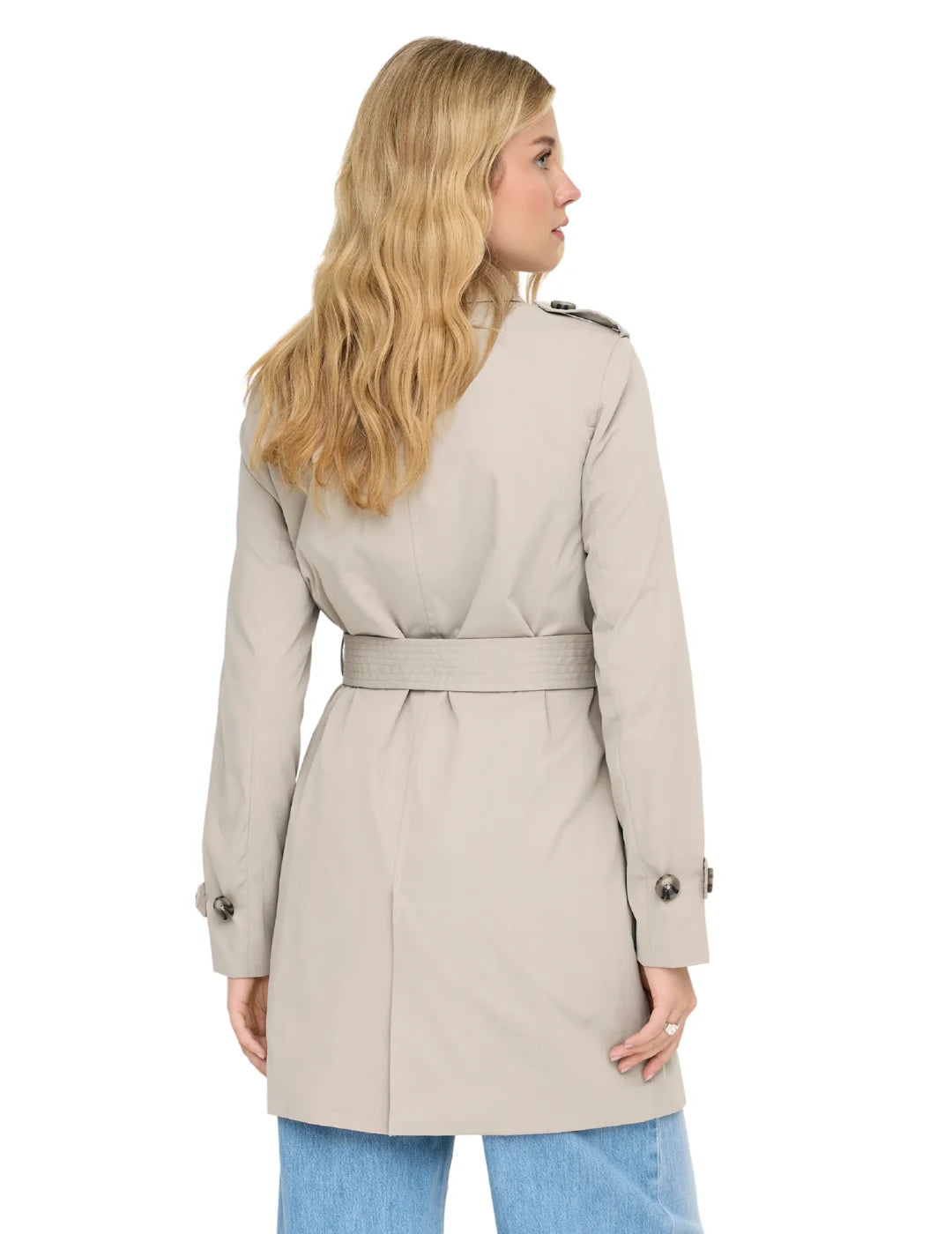 Abrigo Trench ONLY Disa Beige | Bicos de Fío