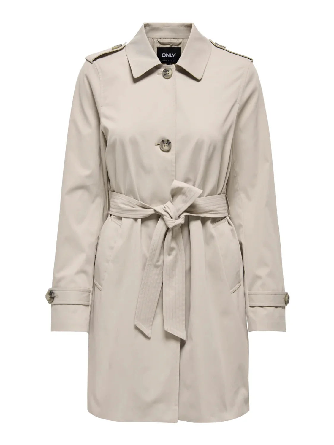 Abrigo Trench ONLY Disa Beige | Bicos de Fío
