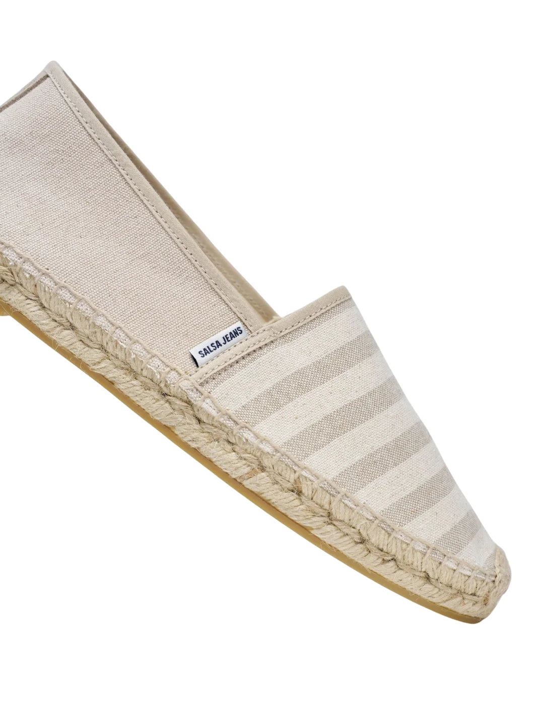 Alpargata Salsa Jeans Rayas Beige | Bicos de Fío