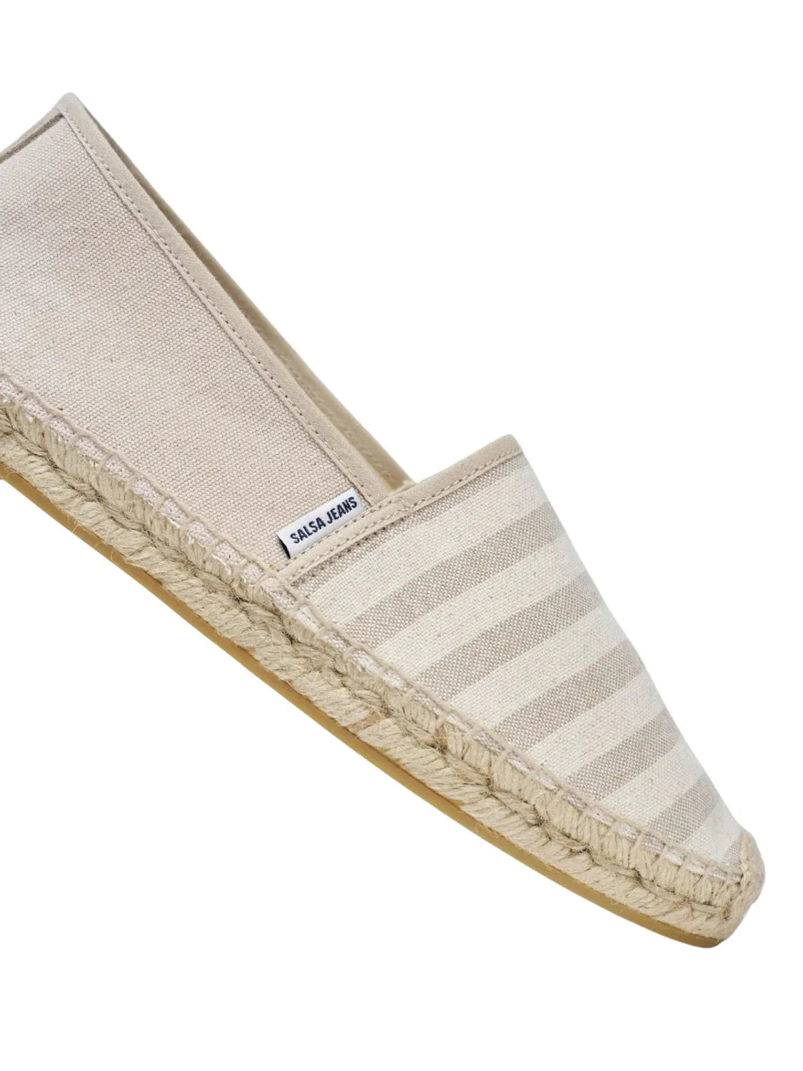 Alpargata Salsa Jeans Rayas Beige | Bicos de Fío