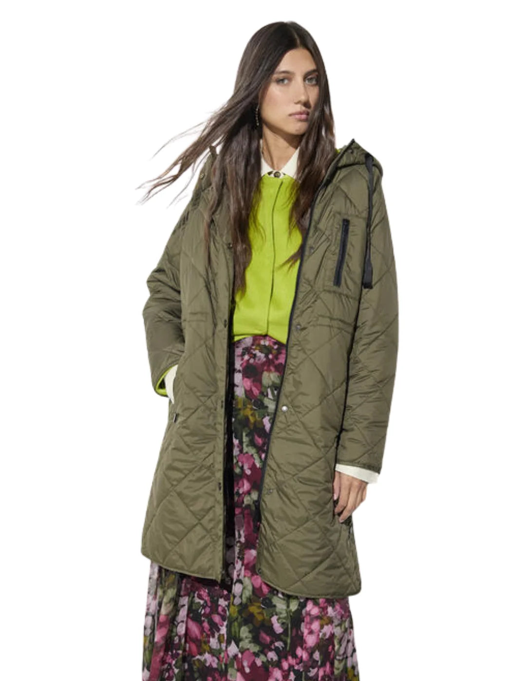 Anorak Acolchado Lola Casademunt Verde | Bicos de Fío