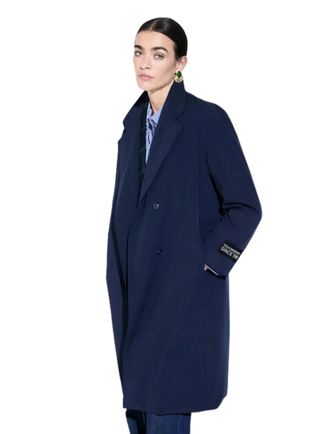 Anorak Tejido Técnico Lola Casademunt Azul Marino | Bicos de Fío
