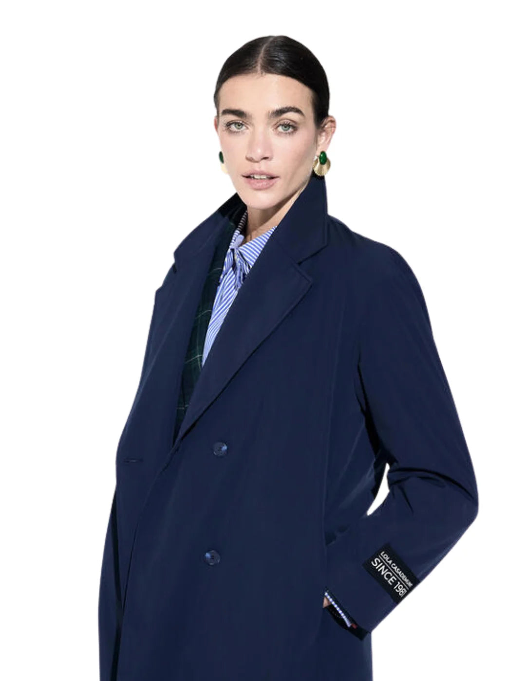 Anorak Tejido Técnico Lola Casademunt Azul Marino | Bicos de Fío